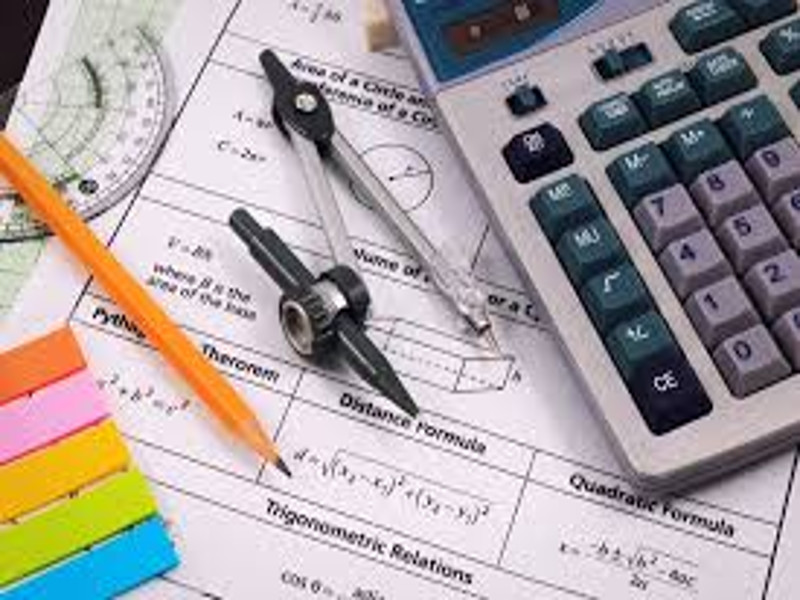calculator compass and maths paper